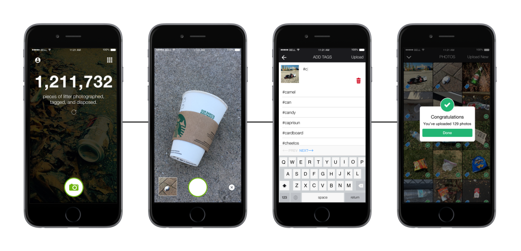 Litterati App Screens