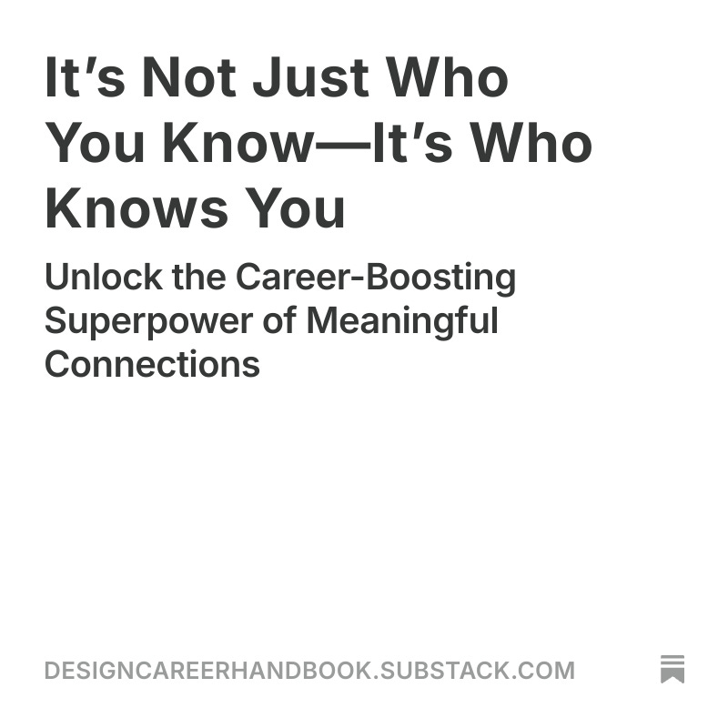 Networking is a Superpower that will serve you throughout your professional life.