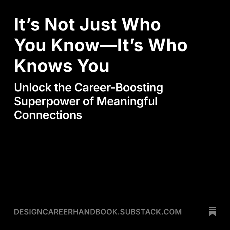 Networking is a Superpower that will serve you throughout your professional life.